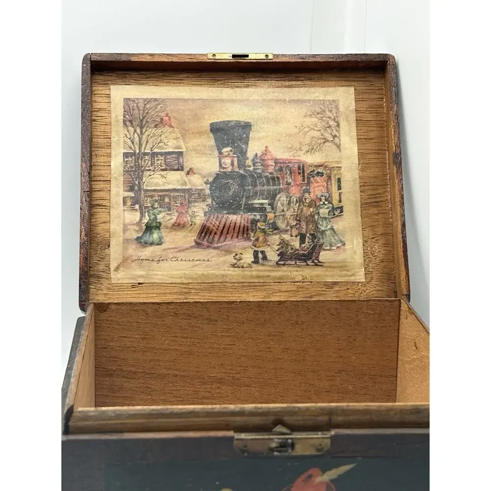 wooden cigar box vintage